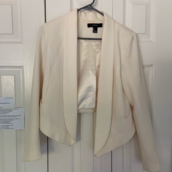 Cream blazer - Picture 1 of 3